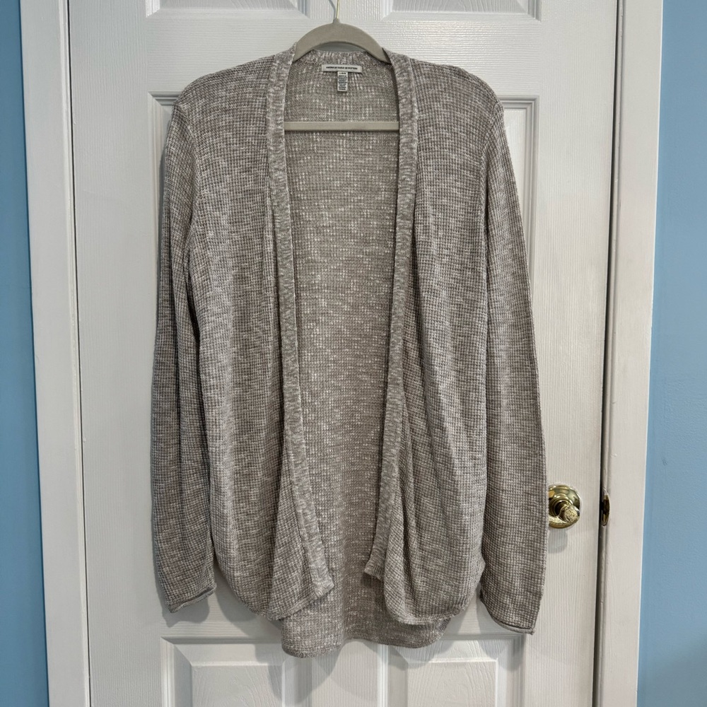 American Eagle Outfitters Light Gray Cardigan